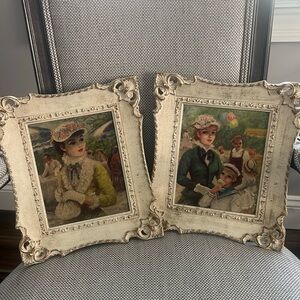 Huldah Vintage Picture, Wall Hanging 1950's 1960's